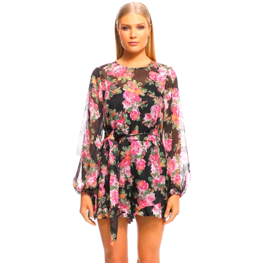 NWOT KEEPSAKE the Label Floral Oblivion Romper